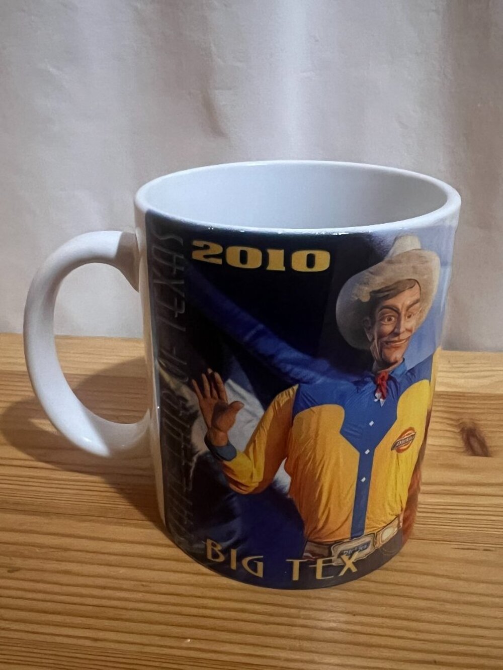 2010 State Fair of Texas Big Tex Mug Used Good Condition $15